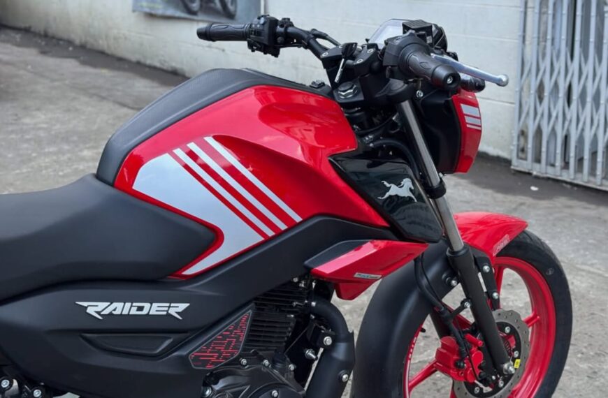 TVS Raider 125 cc Dual Disc-परफॉर्मेंस,स्टाइल और सेफ्टी…